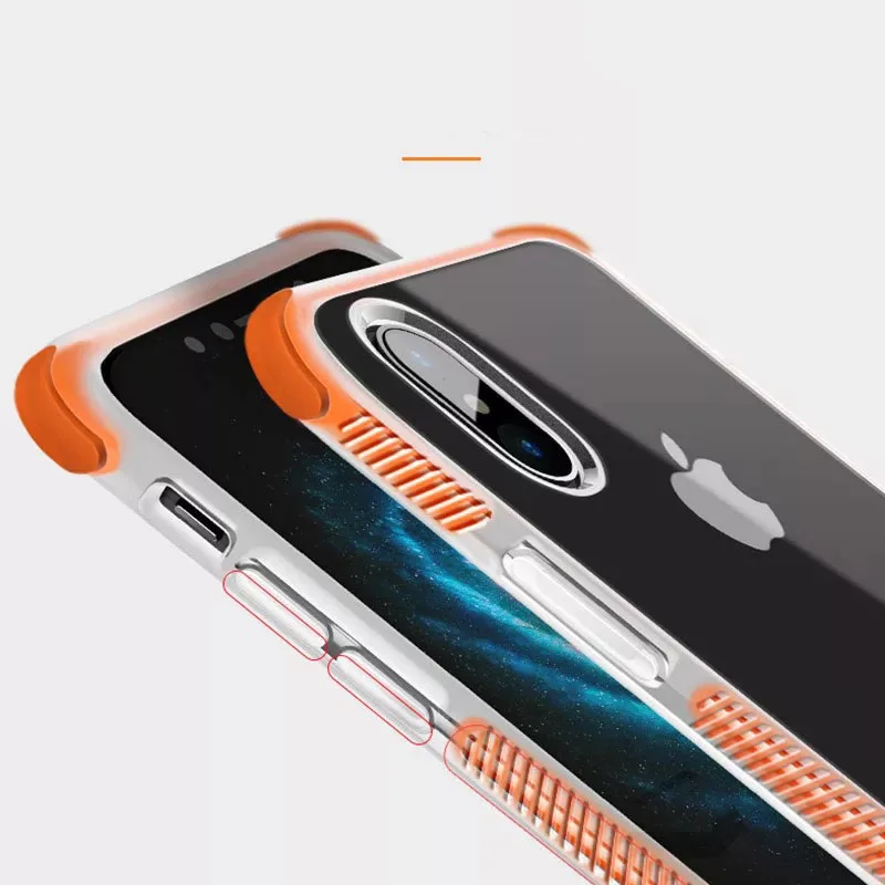 Anti-knock Silicon Case For iPhone 7 X cover Fashion Candy Color 3 in 1 Phone Pouch 6 6s 8 Plus Coque |