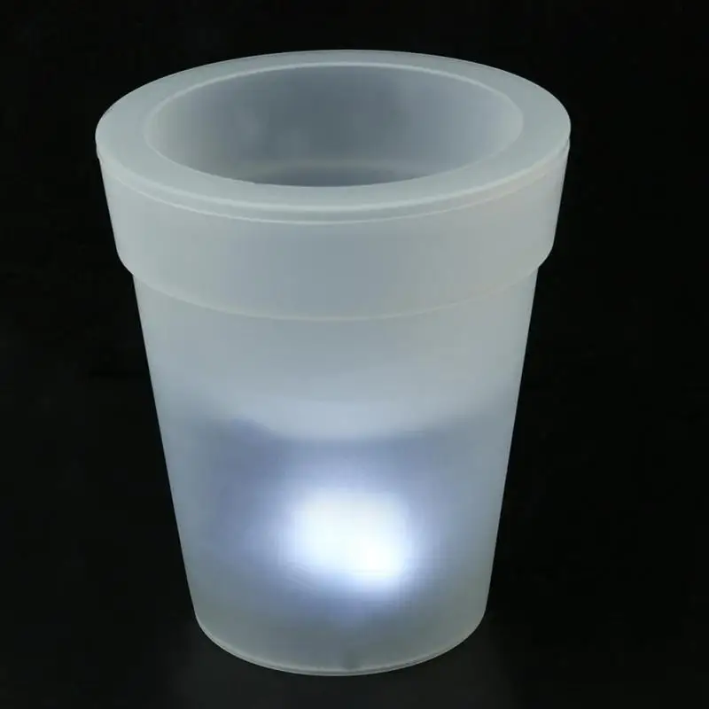 Солнечный Цветочный горшок светодиодные фонари на солнечных батареях стол