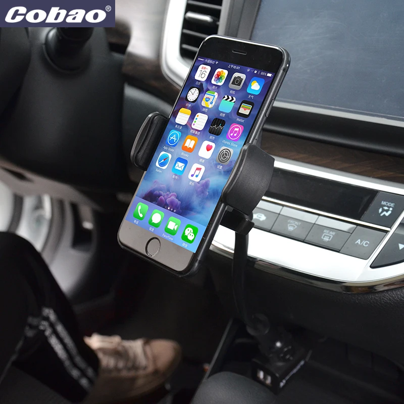 Cobao 5V 1A Car Holder Smartphone Charger For iPhone X 8 7 Plus Universal 360 Degree Mobile Samsung S9 S8 | Мобильные телефоны и