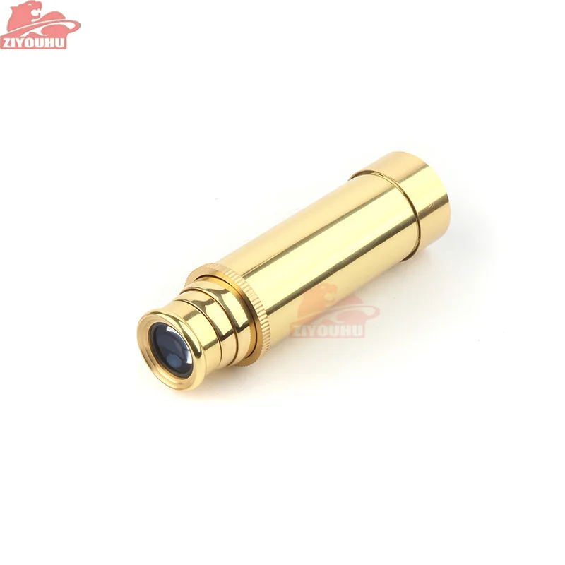 Gold ZIYOUHU Новинка 20x40 коробка Пираты Монокуляр телескоп расширение типа карманный мини телескоп окуляр объектив для путешествий кемпинга - Цвет: Gold