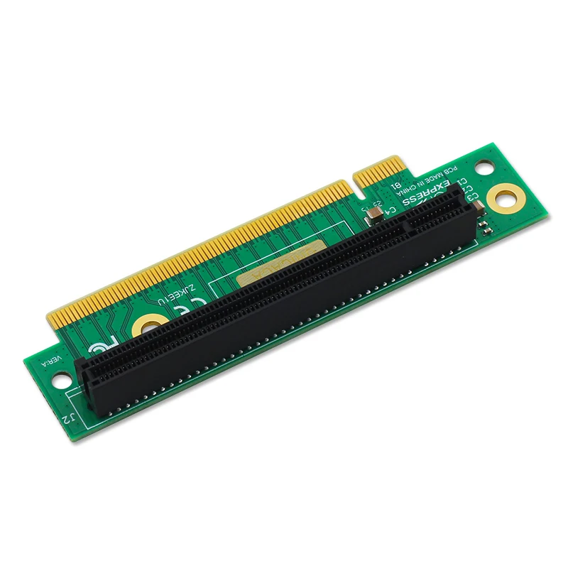 UNICACA AC1216 передачи карты PCIE 16X рулевого управления 90 градусов по вертикали и