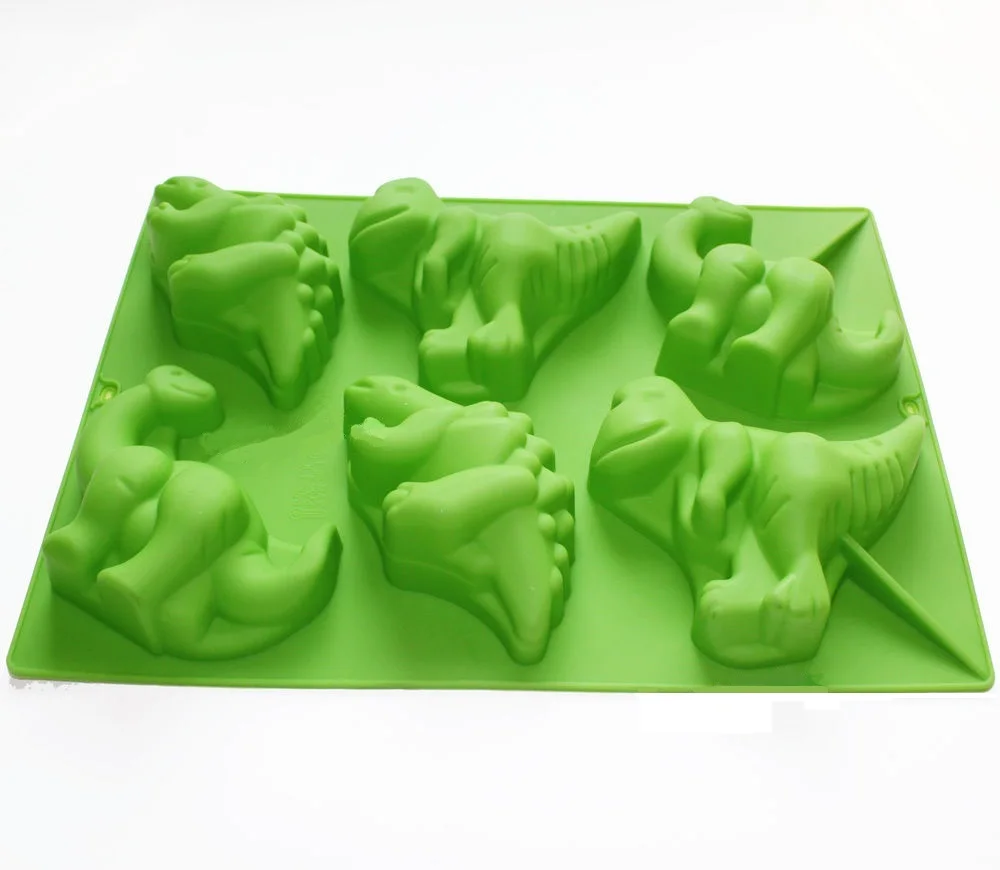 Силиконовая форма для торта в виде динозавра 6 дюймов кухонная утварь кексов