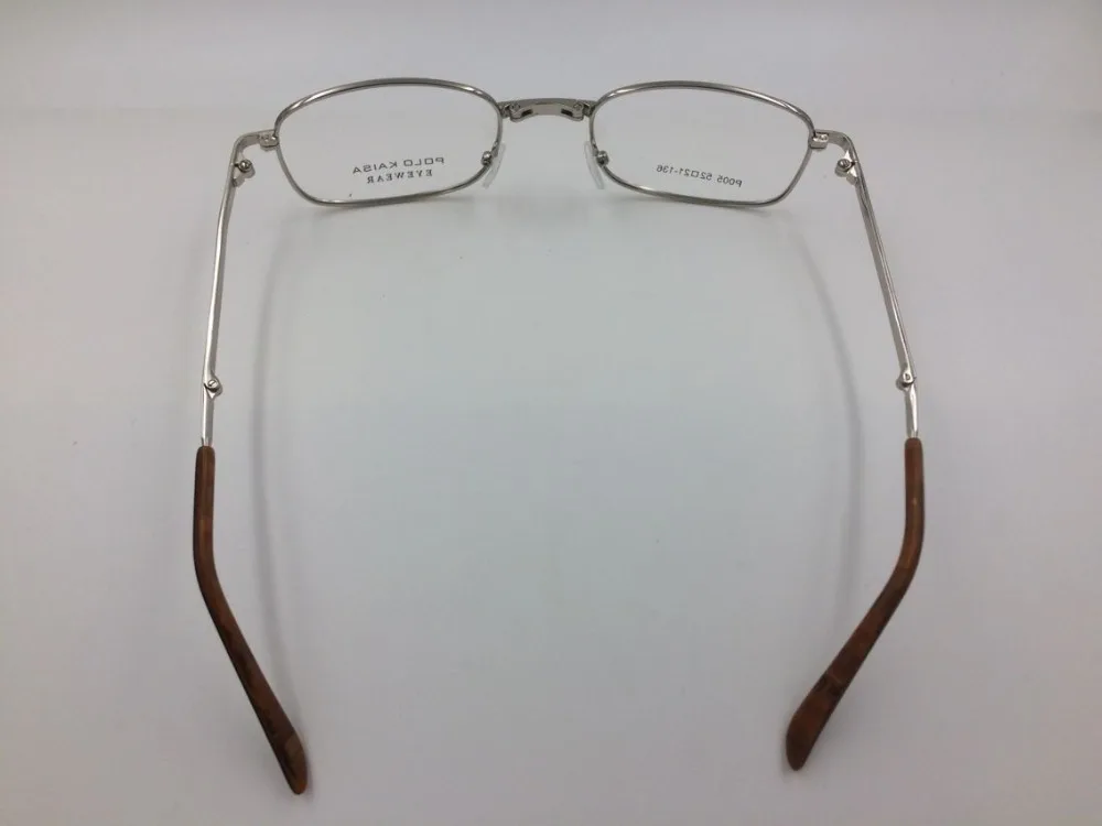 Складные очки в титановой оправе мужские Оптические по рецепту с чехлом|prescription