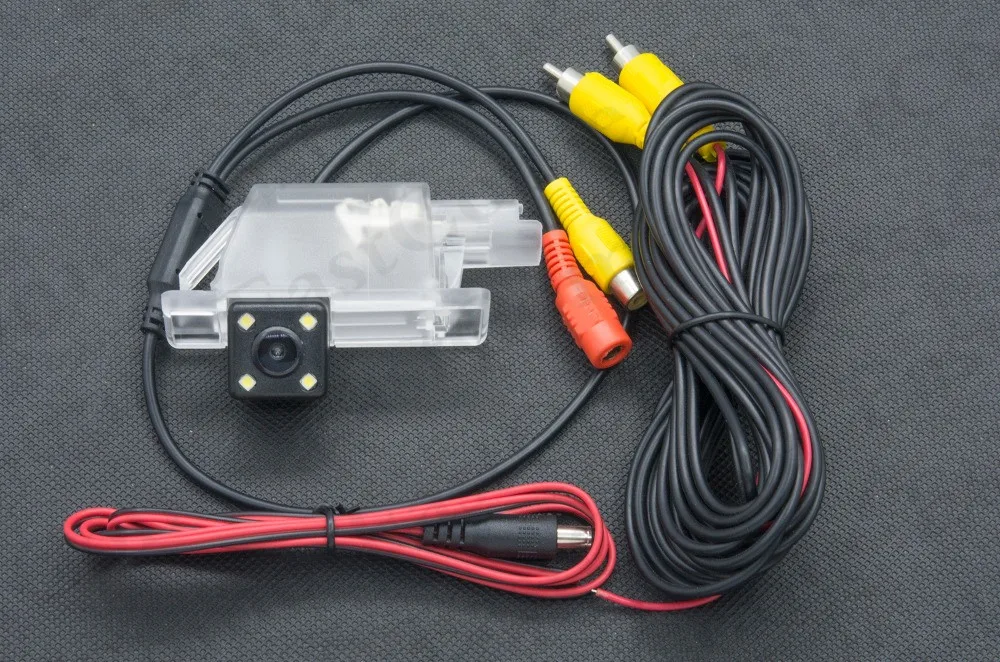 

CCD 4LED Car Parking Rear view Camera for Peugeot 2008 2015 Car Dynamic Trajectory Tracks Waterproof Backup Reverse Camera