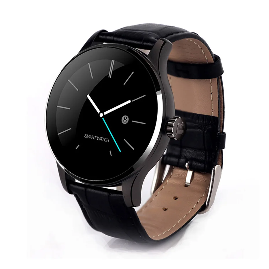 Leather Strap COLMI K88H пульсометр монитор сна сообщения Сидячий напоминание Bluetooth для Android IOS мужские женские и Детские умные часы - Цвет: Leather Strap