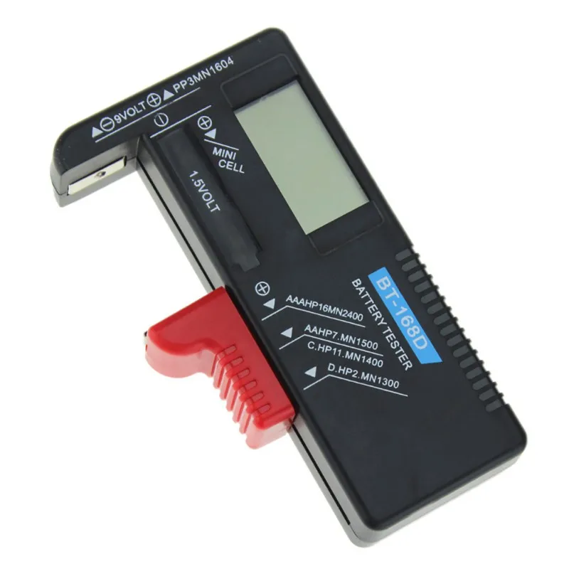 

2019 Digital Battery Tester BT168D Electronic Battery Power Measure Checker for 9V 1.5V AA AAA Cell C D