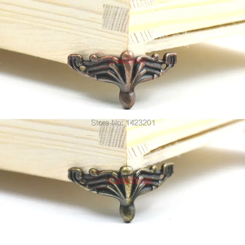 10 шт./лот античная сундук для ювелирных изделий деревянная мебельная коробка