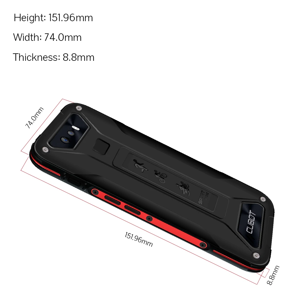 Cubot Quest Lite IP68 спортивный прочный телефон MT6761 5," Android 9,0 Pie 3000 мАч 3 ГБ+ 32 Гб Смартфон 4G LTE двойная камера type-C