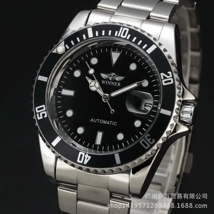 Часы наручные Winner Мужские механические модные роскошные брендовые