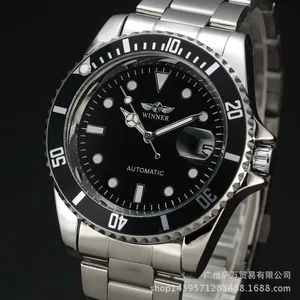 Часы наручные Winner Мужские механические, модные роскошные брендовые автоматические с календарем и датой, из нержавеющей стали, Isplay, 2019