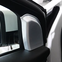 for ford edge 2015 2016 2017 accessories abs chrome car interior a pillar speaker loudspeaker horn cover trim car styling