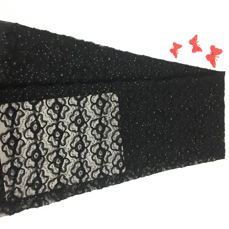 2018 Высокое качество цветы кружево ткань африканский тюль в нигерийском стиле