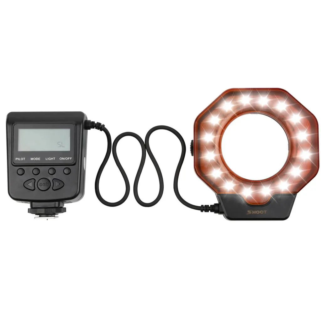 Кольцевой светодиодный светильник OMESHIN для макросъемки Вспышка Speedlite с