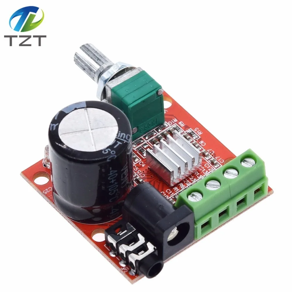 12 В Mini Hi Fi PAM8610 аудио стерео усилитель платы 2X10W двухканальный D Класс по самой