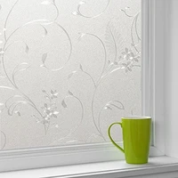 3d embossed frosted decorative window film self adhesive static cling door sticker glass filmopaque home decor window foil