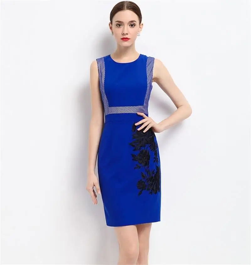 Летнее платье 2019 элегантное женское сексуальное кружевное Европейский дизайн