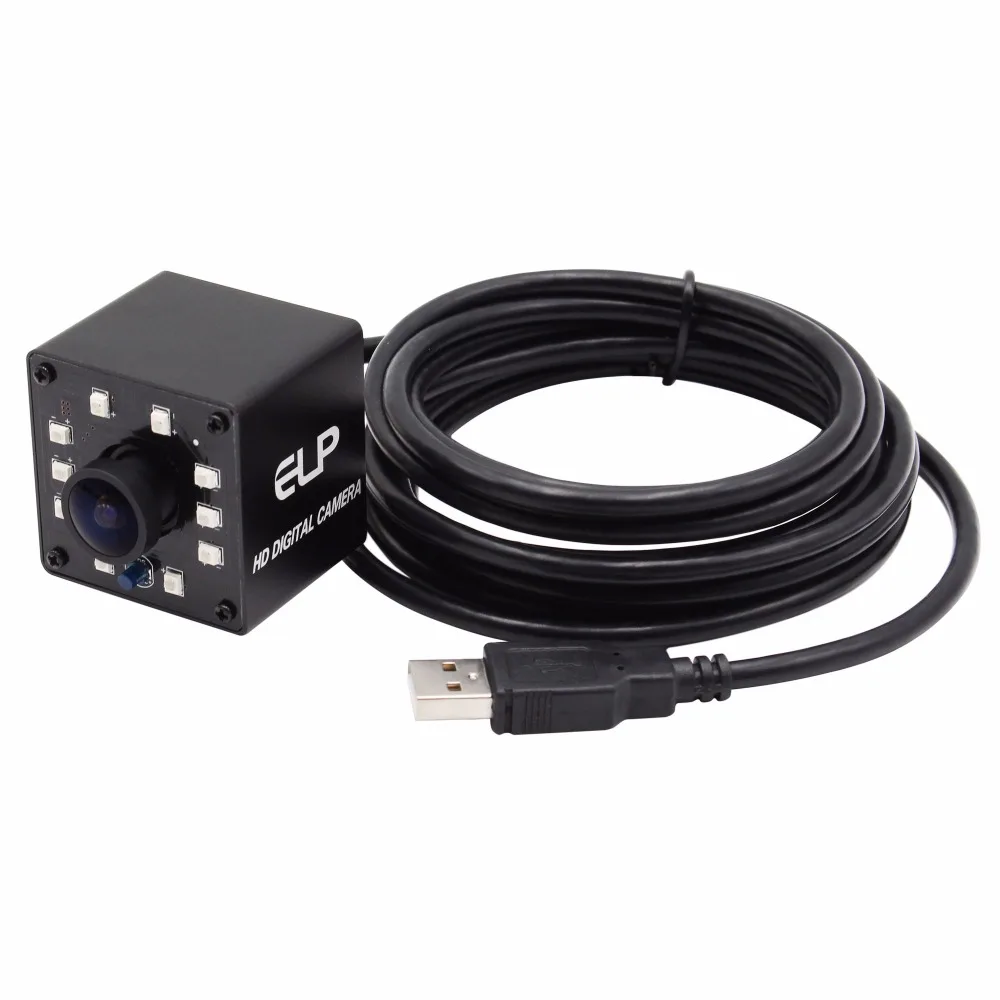 Широкоугольный объектив рыбий глаз 2 МП 30/60/120fps USB2.0 Мини Цифровая HD веб камера IR Cut