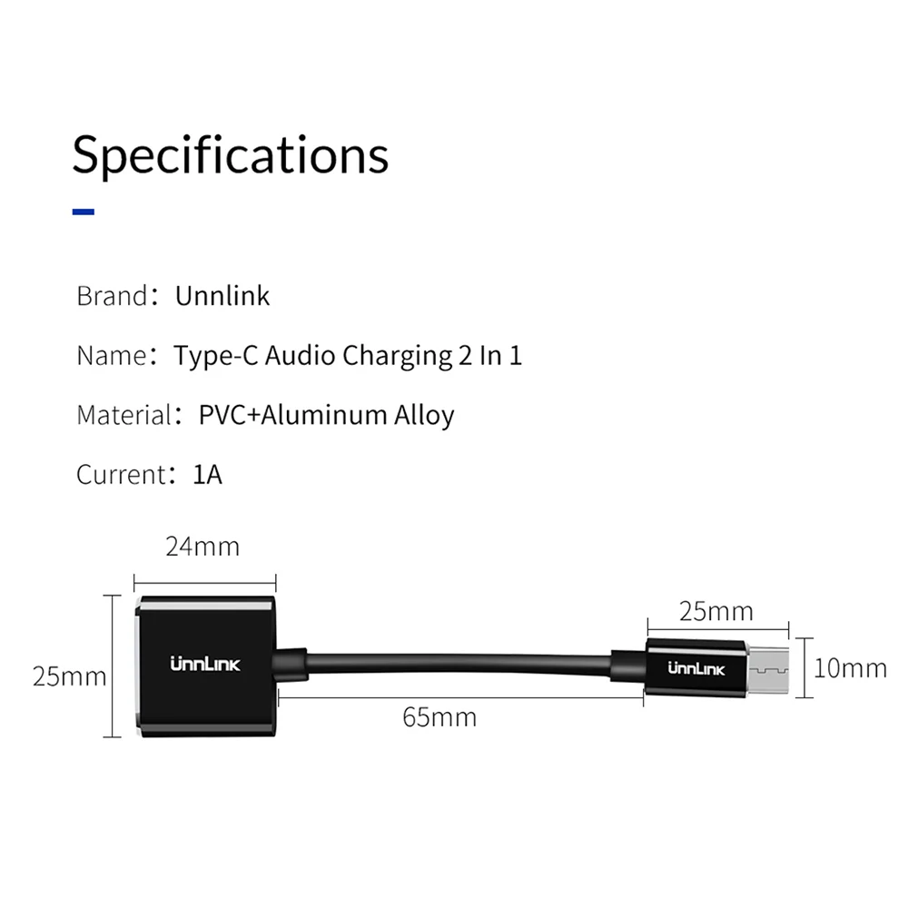 Unnlink USB Type C аудио адаптер для зарядки 2 в 1 папа мама 3 5 мм разъем наушников +