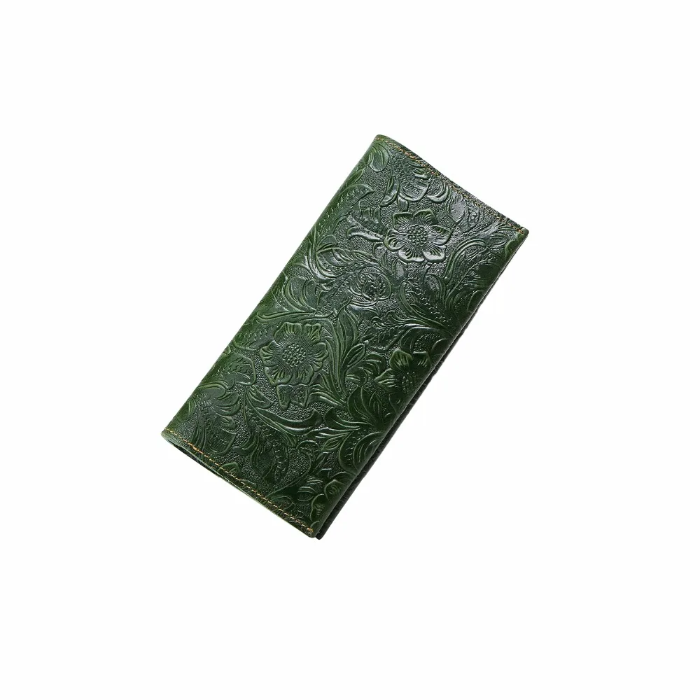 Кошелек женский из натуральной кожи клатч Mrs Длинный кошелек для отдыха практичный принт большой емкости Повседневный женский кошелек