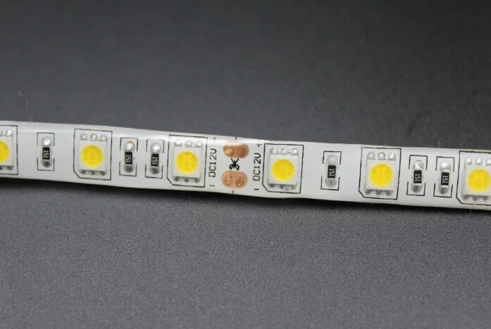 SMD5050 Диммер белый/теплый white60leds/м nonwaterproof DC12V внутренние полосы+ источник питания со светодиодом+ инфракрасный диммер