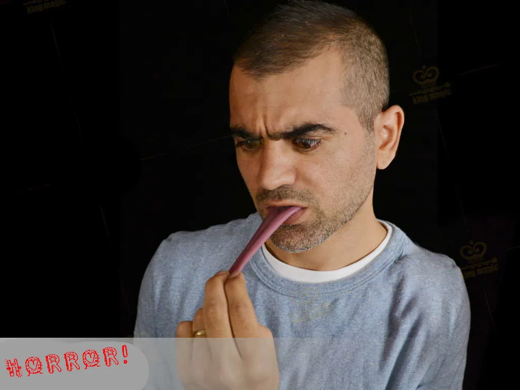 Новинка 2017 забавные страшные трюки искусственный человеческий язык игрушка для