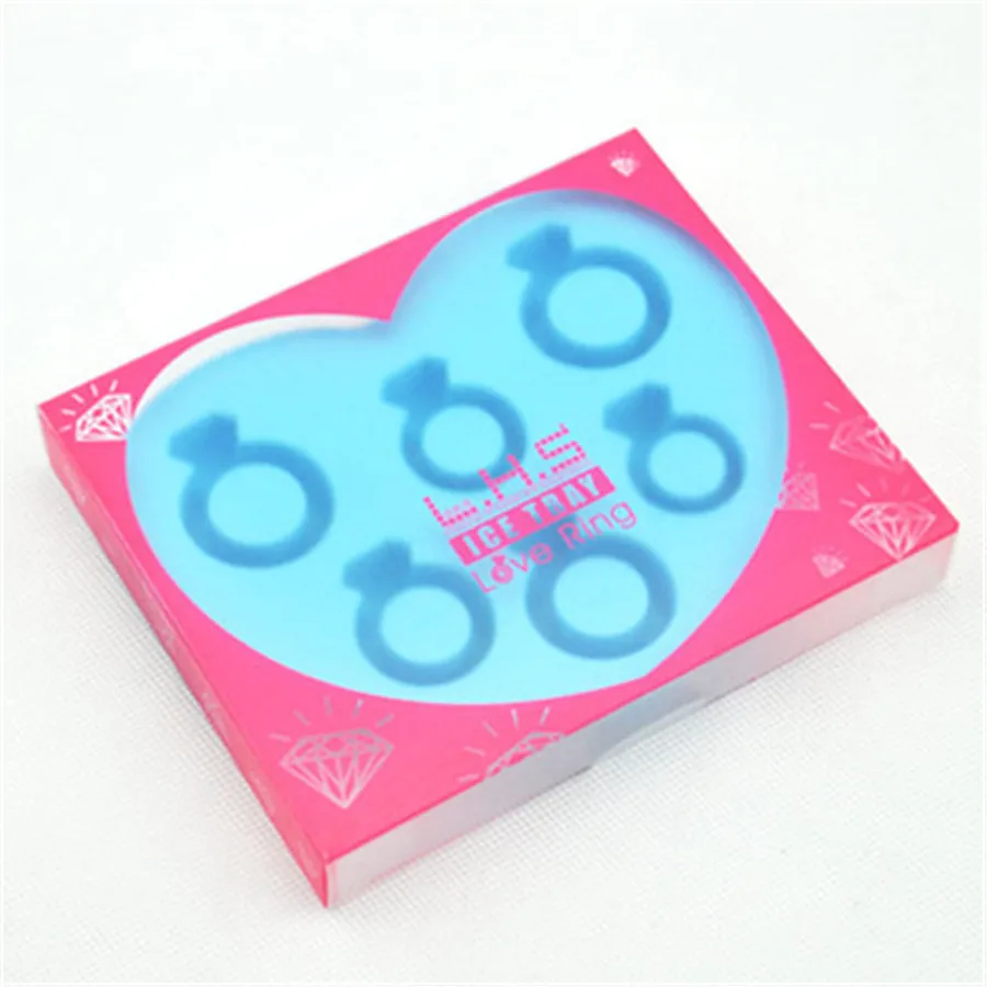 3 шт./компл. поддон для льда с бриллиантами Любовное кольцо форма в виде кубика