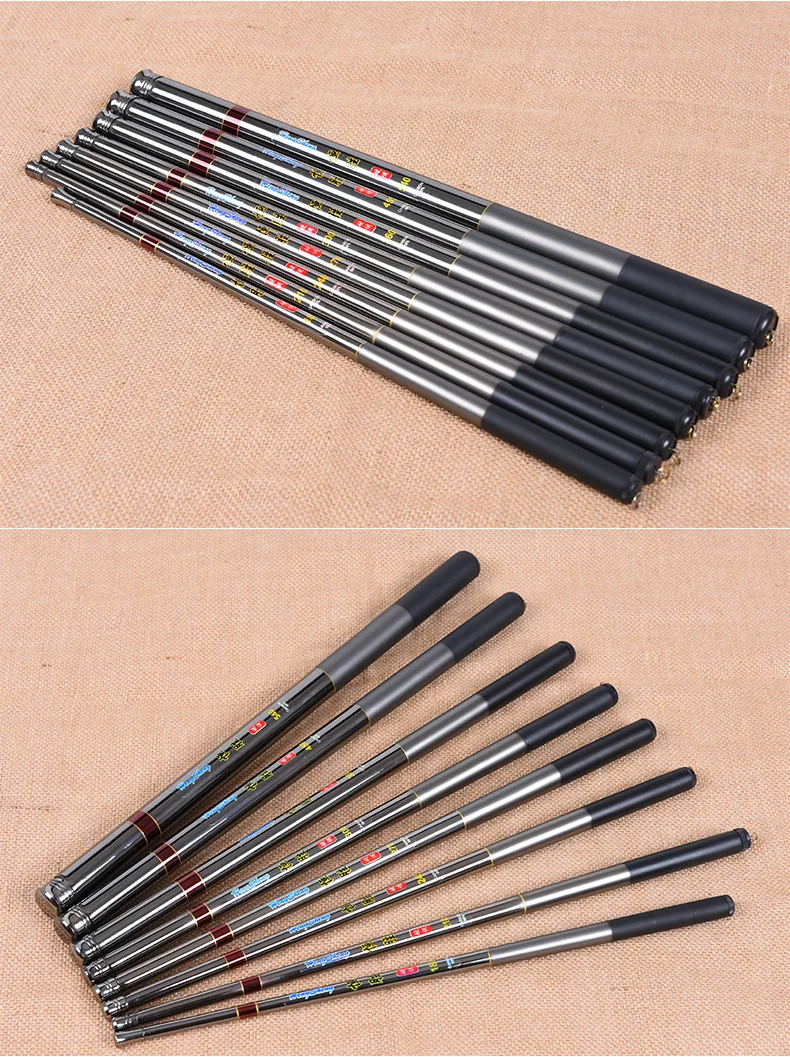 1.8M 2.1M 2.4M 2.7M 3.0M 3.6M 4.5M 5.4M Mini Fishing Rod Ultralight Carbon Fiber Outdoors portable tools | Спорт и развлечения