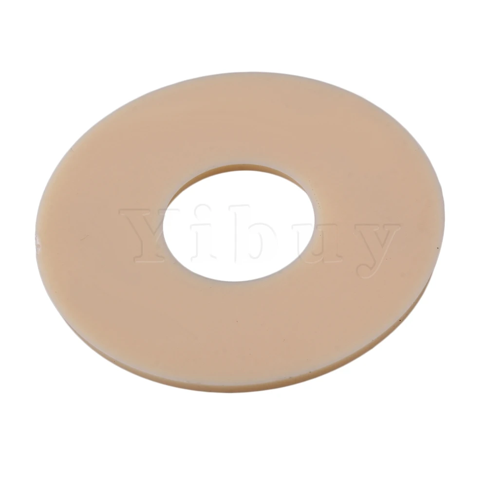 

Yibuy 10PCS Cream Color Sticker Rhythm Treble Switch Plate for Electric Guitar