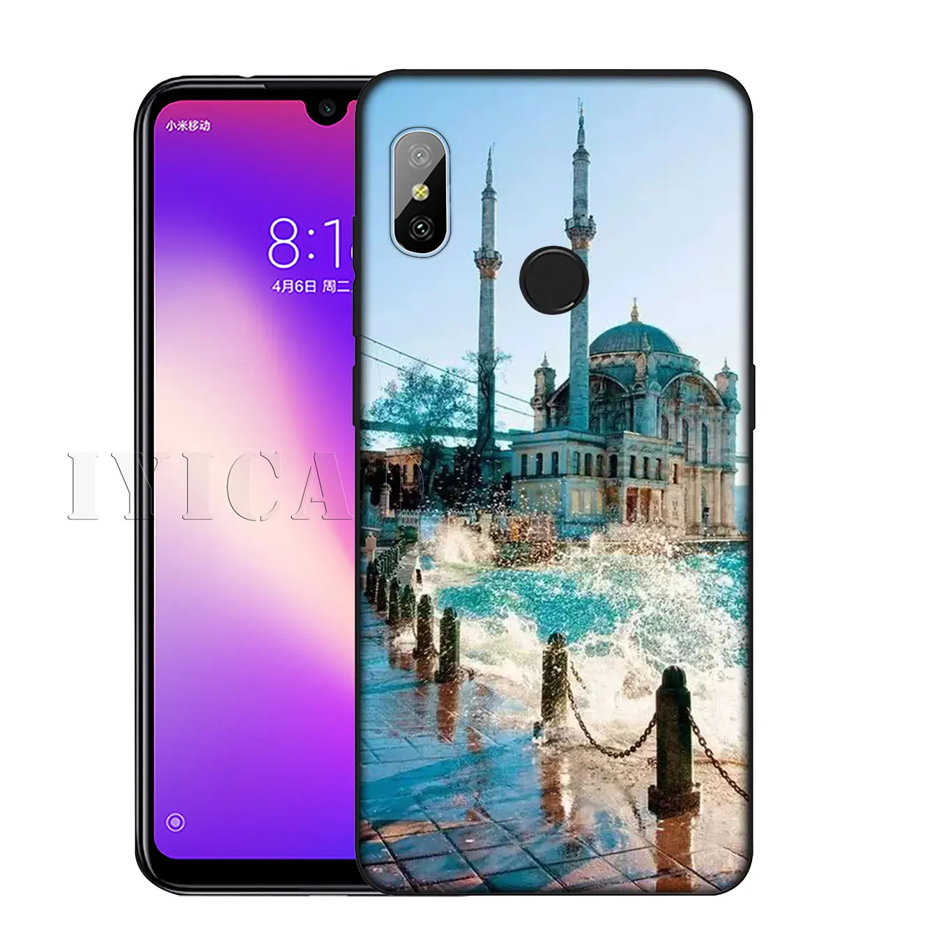 IYICAO Турция Стамбул Sceneary строительный окрашенный мягкий чехол для Xiaomi Redmi K30 K20 8A 7A