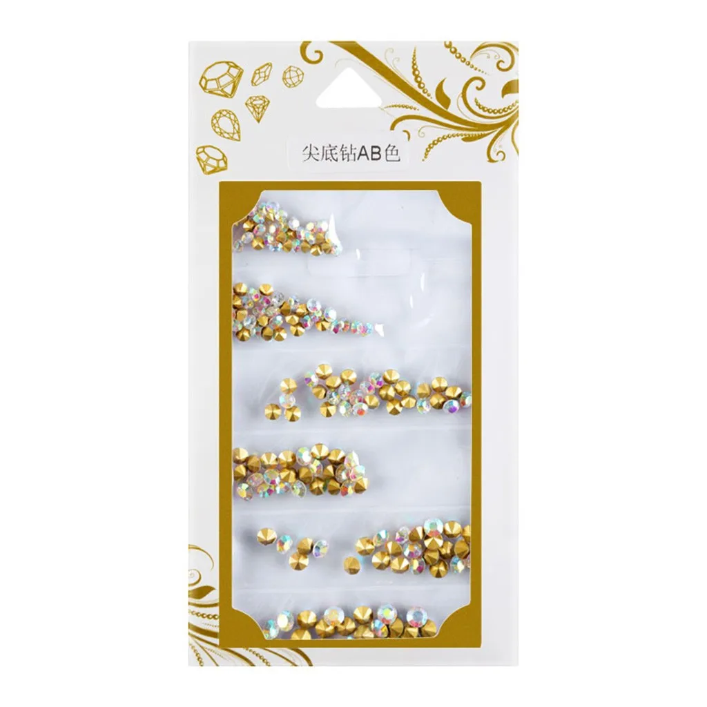 Fashion Giltter Women Nail Art Accessory Ornaments New Stickers DIY Decoration Metal Beauty Lady For | Красота и здоровье