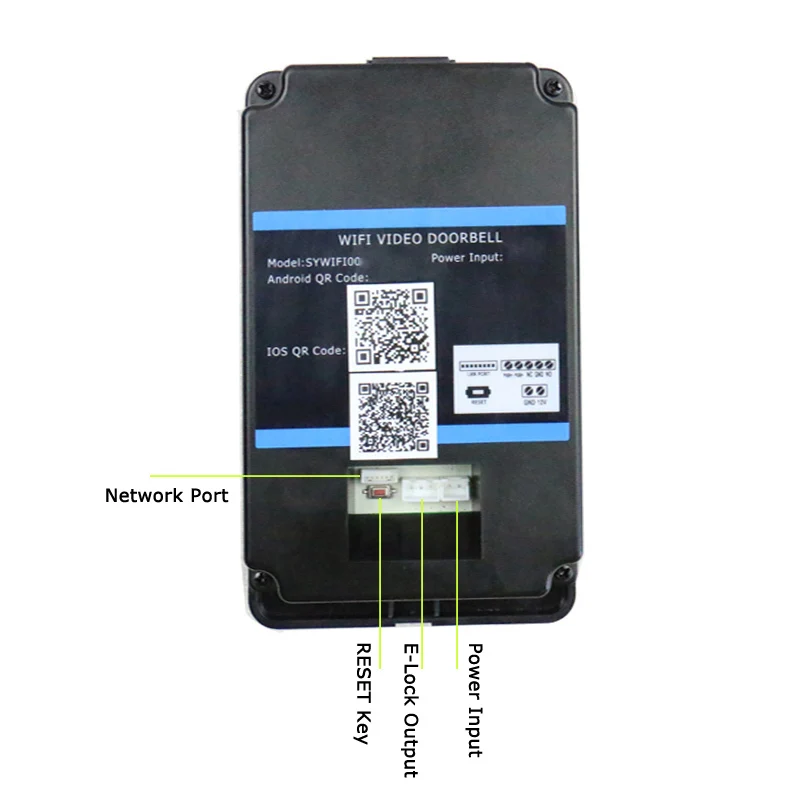 Умный беспроводной видеодомофон с Wi Fi дверной звонок Интерком камера для IOS Android