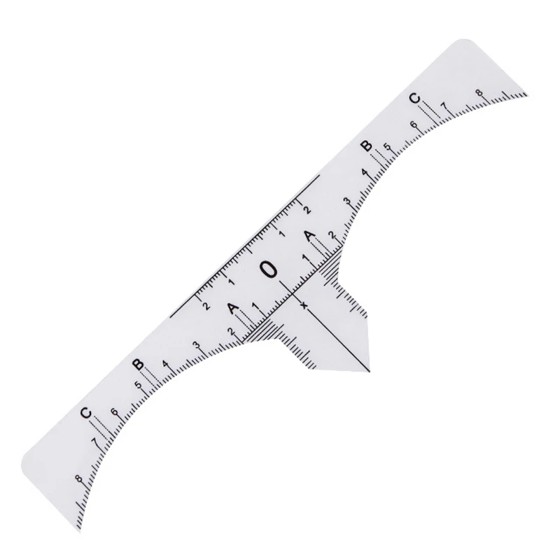 Одноразовая Точная микроблейдинг линейка 50 шт.|ruler tattoo|microblading disposablemakeup ruler |