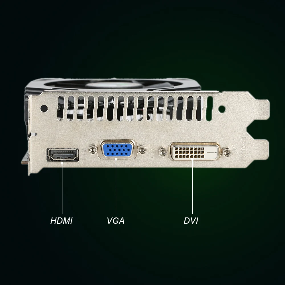 Игровая видеокарта MAXSUN GeForce GT730 power Hammer 2G для компьютера 902 МГц/1600 МГц 64 бит GDDR3 PCI-E HDMI+ DP+ DVI порт