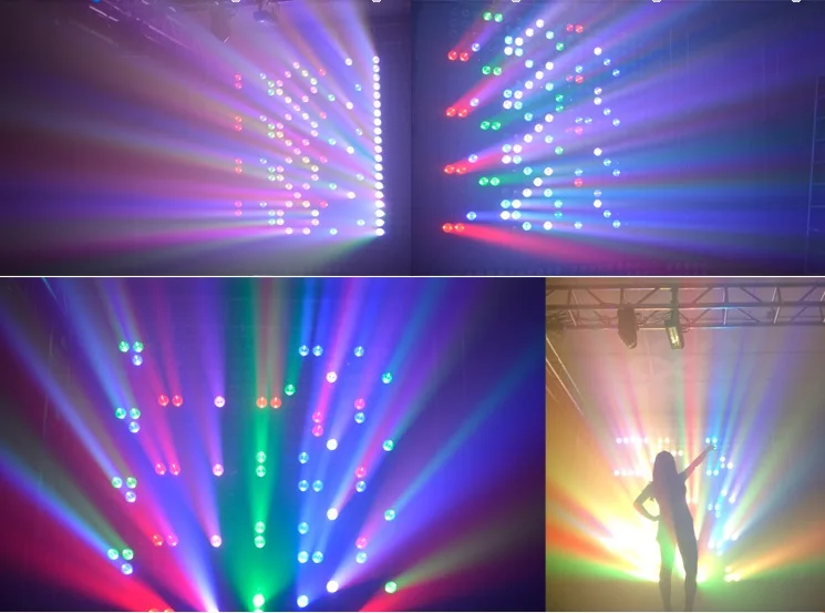 5eyes 10 Вт COB светодиодный матричный светильник RGB 3IN1 цвет сценический вечерние