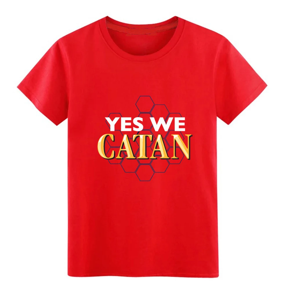 Женская футболка с коротким рукавом yes we catan модная S-3xl летняя Kawaii | Мужская одежда