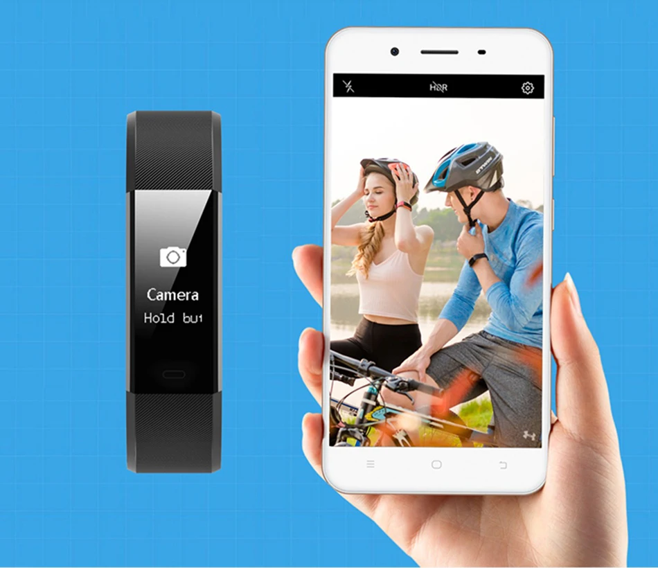 Smartch Original ID115HR Plus Heart Rate Smart Band Watch ID115 HR Bluetooth Call Reminder Fitness Tracker Bracelet ID115