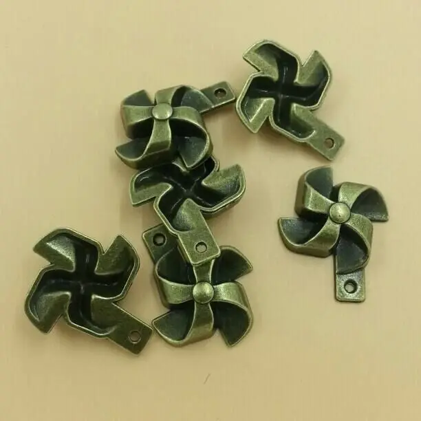 Винтажные веерные очаровательные бронзовые Плавающие Медальоны Подвески для