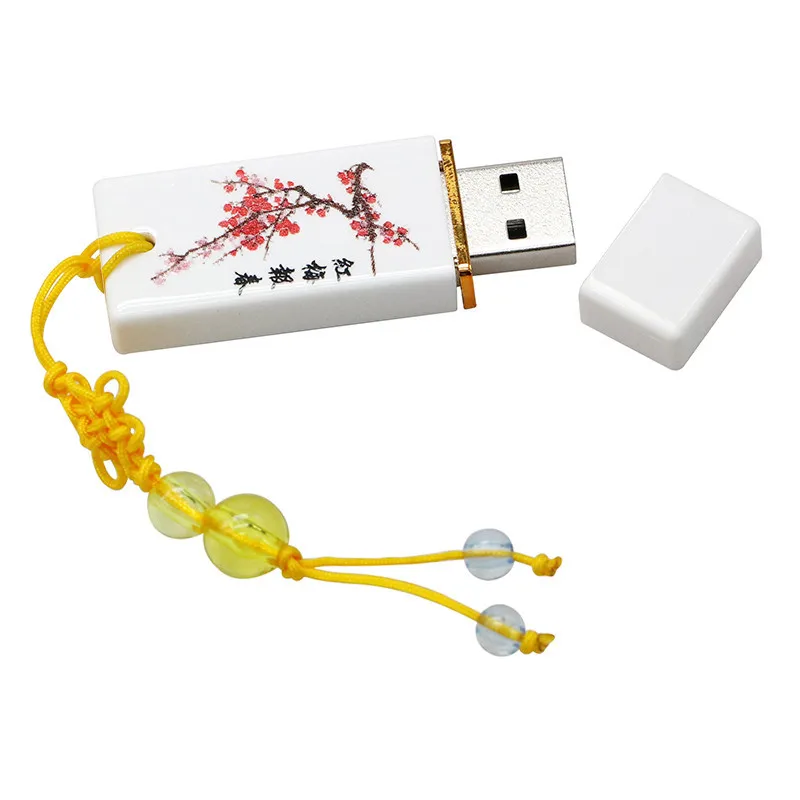 Китайский фарфоровый пластиковый Usb флеш накопитель в новом дизайне