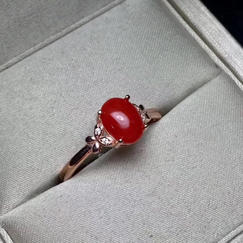 Женское кольцо из серебра 925 пробы 6 х8 мм|fine jewelry|gemstone jewelrygemstone rings silver |