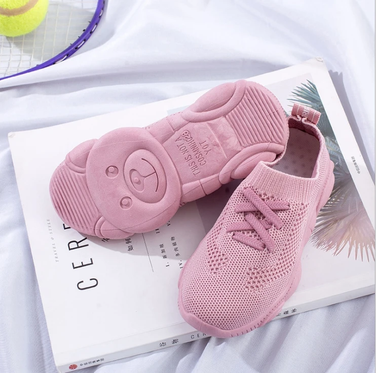 

Children's sports shoes 2019 summer new girls shoes hollow spring kids shoes mesh breathable white shoes