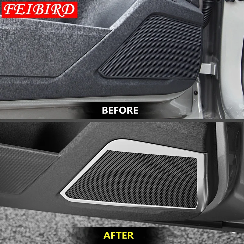 Автомобильные аксессуары для Volkswagen T-Roc T Roc 2018-2021 внутренняя стереоколонка из