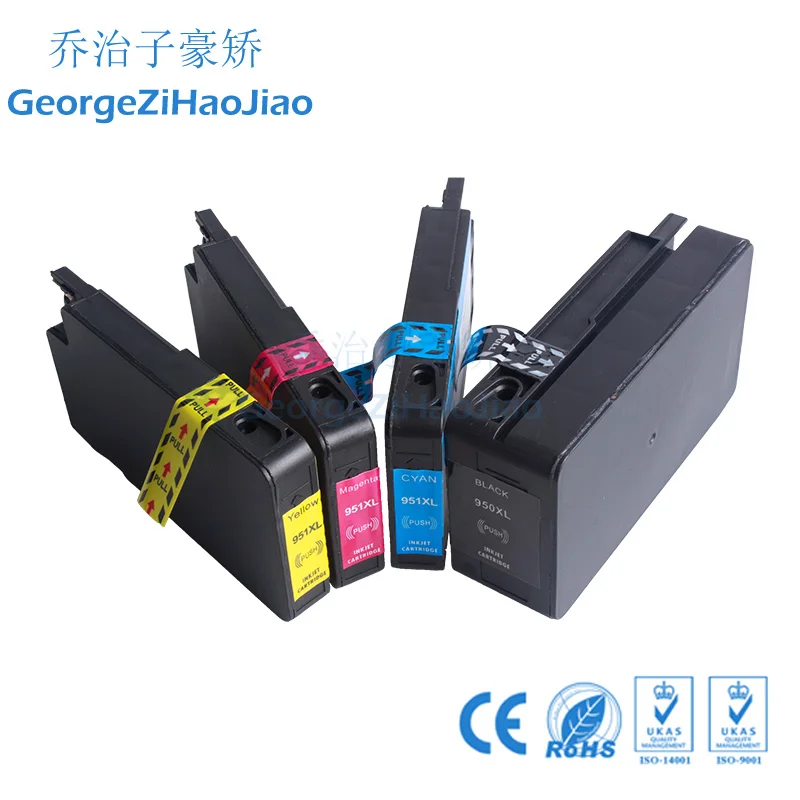 5 X совместимый 950 951 XL чернильный картридж Замена для HP HP950 HP951 Officejet Pro 8100 ePrinter 8600 Plus