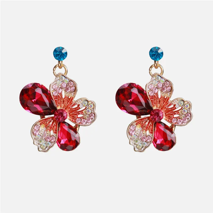 E1468 Ztech высокое качество 32 фиолетовый камень длинные букле d'oreille femme серьги для женщин вечерние свадебные Висячие Dange pendientes mujer - Окраска металла: E1468