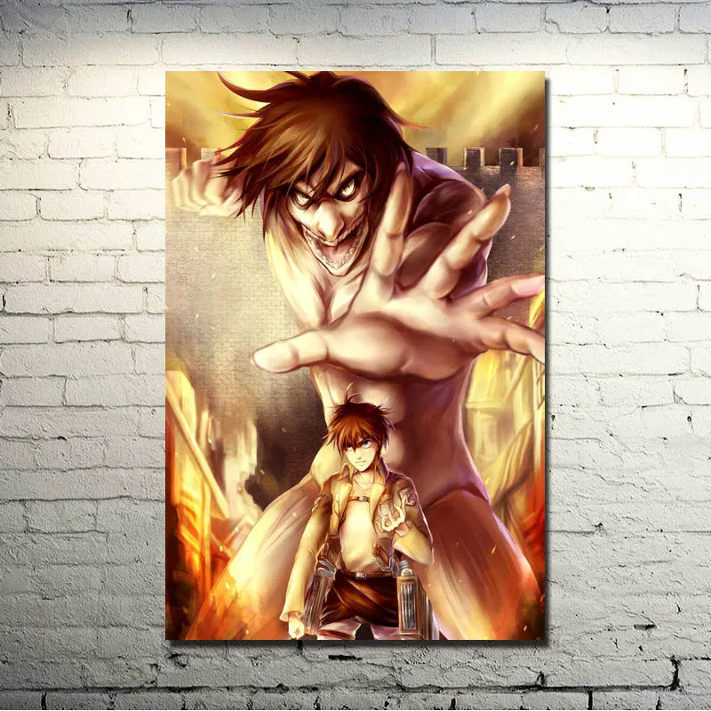 Обувь для косплея по аниме атака на Титанов возраст 1 2 шелковая ткань печати