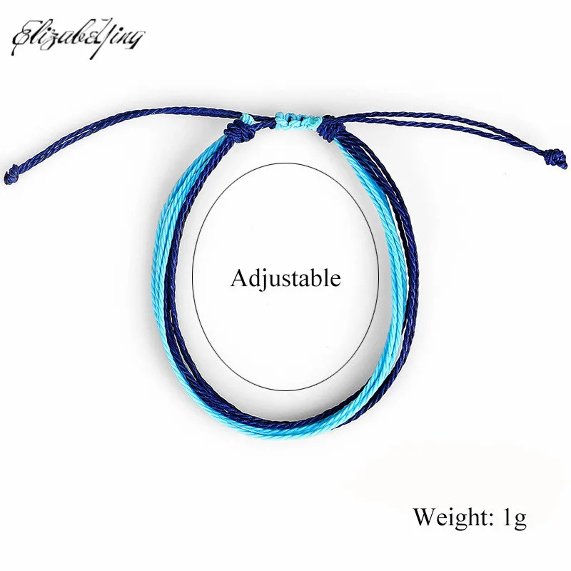 Новые модные браслеты ручной работы из вощеной струны и дружбы для женщин