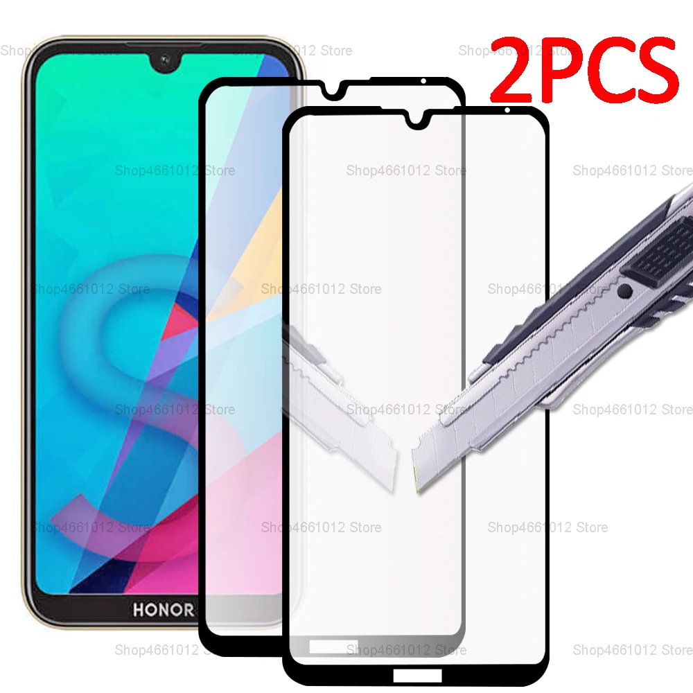 2 шт Защита экрана для Huawei Honor 8 s Huawai KSE LX9 закаленное стекло полное покрытие пленка