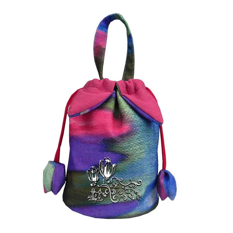 Meiyi Искусства Сумки Женщины Известная Марка Дизайнер Китайский Этнические Ведро