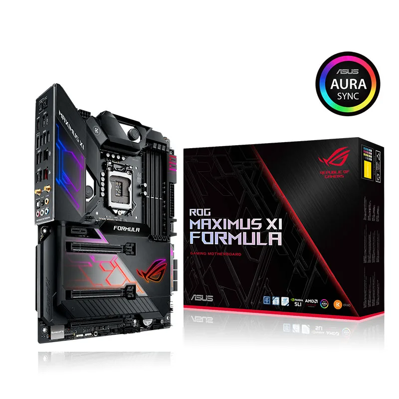 ASUS Maximus XI Formula плеер страна компьютерная игровая доска Z390 M11F 1151pin поддержка I9 9900K 9700K