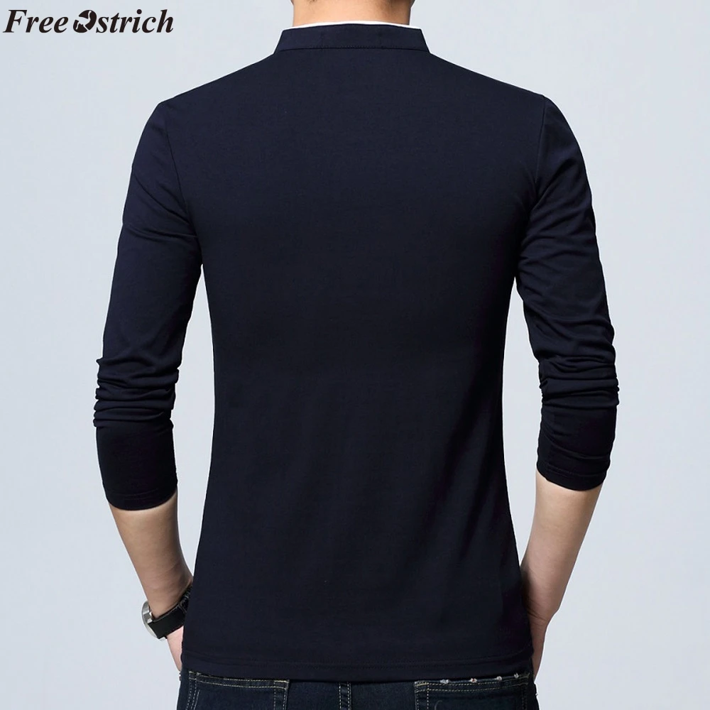 FREE OSTRICH Men's Blouse Causal Tees Short Sleeve Fit Shirt Male O Neck Pullover men shirt camisas masculina homme 2019 | Мужская