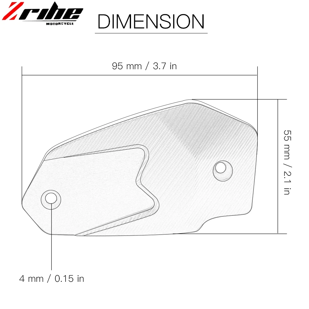 Аксессуары для мотоциклов Kawasaki Z900 Z800 ER6N ER6F аксессуары алюминиевый резервуар